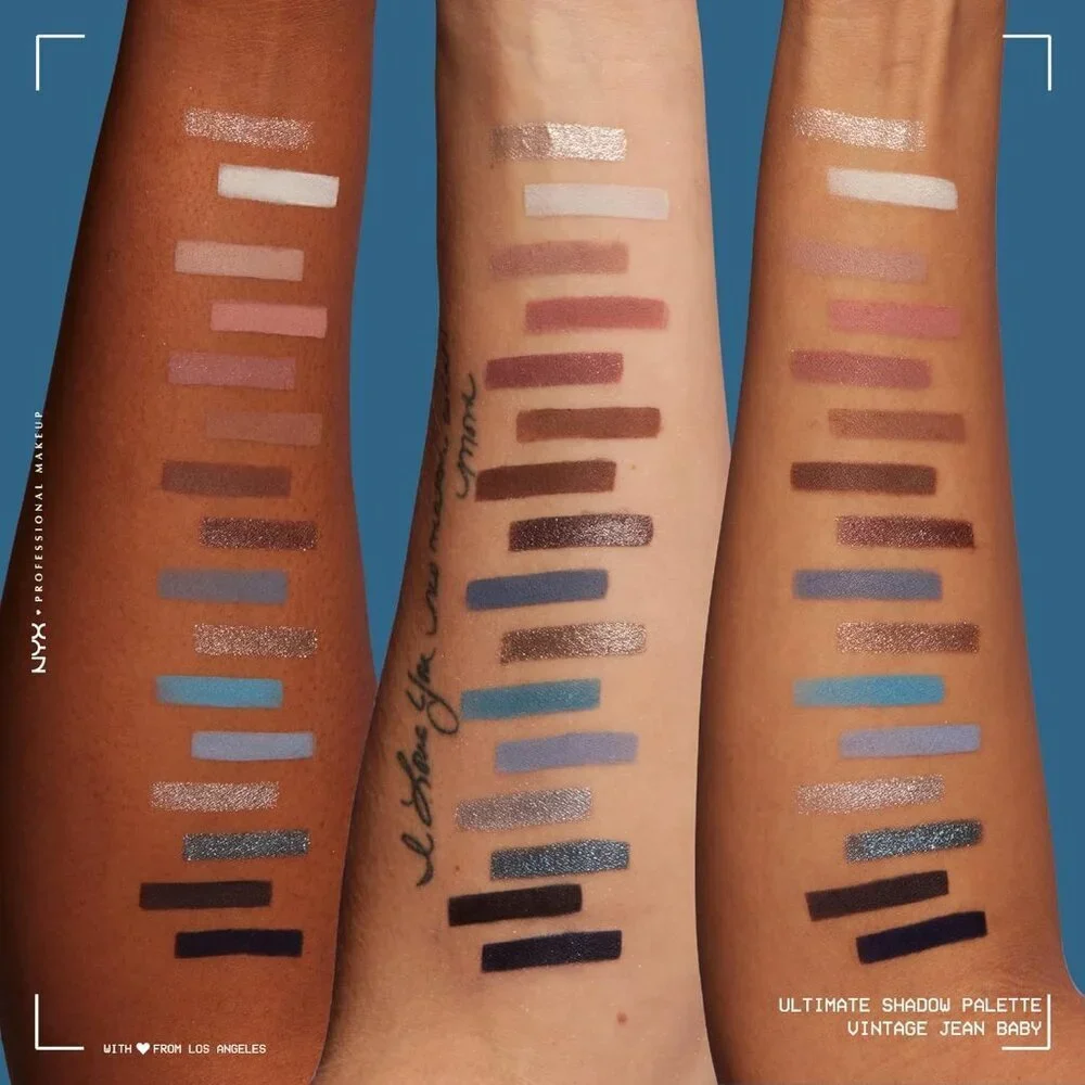 🆕 Makeup Ultimate Shadow Palette 16-Shade Vegan Formula -Vintage Jean Baby Wide - Picture 5 of 7